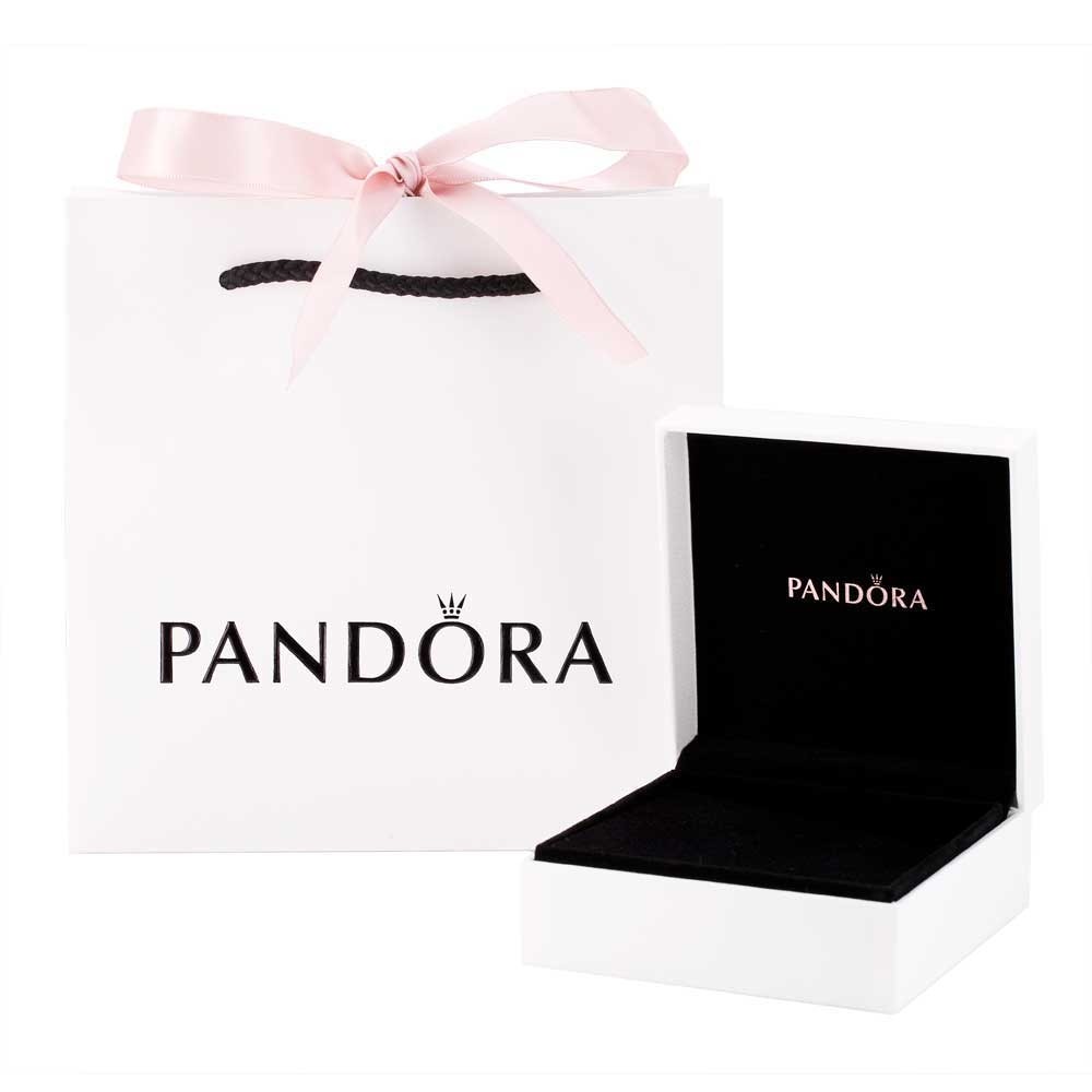 Pandora Rose Round Sparkle Halo Necklace