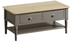 Pewter Oak Coffee Table With Drawers
