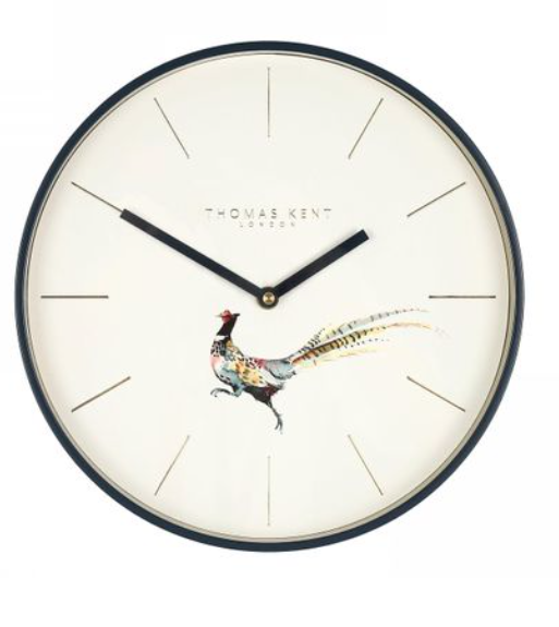 Thomas Kent 12'' Woodland Pheasant Wall Clock