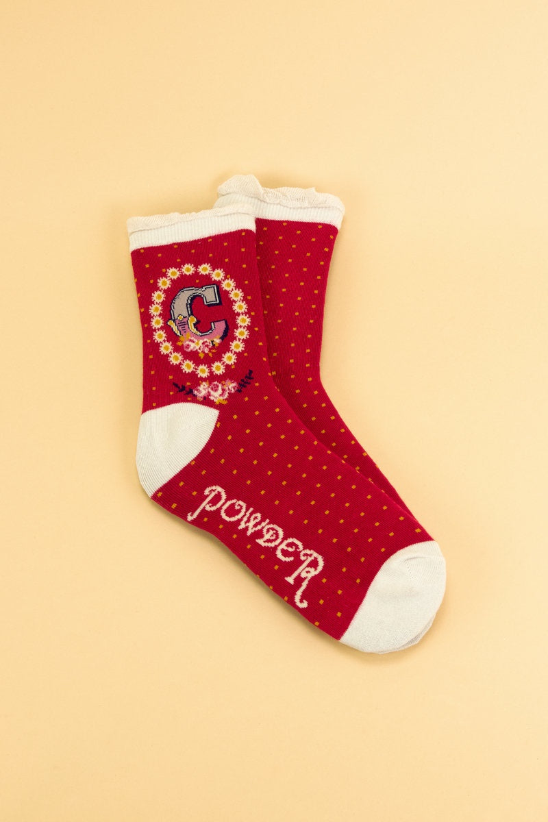 Powder A-Z Ankle Socks C