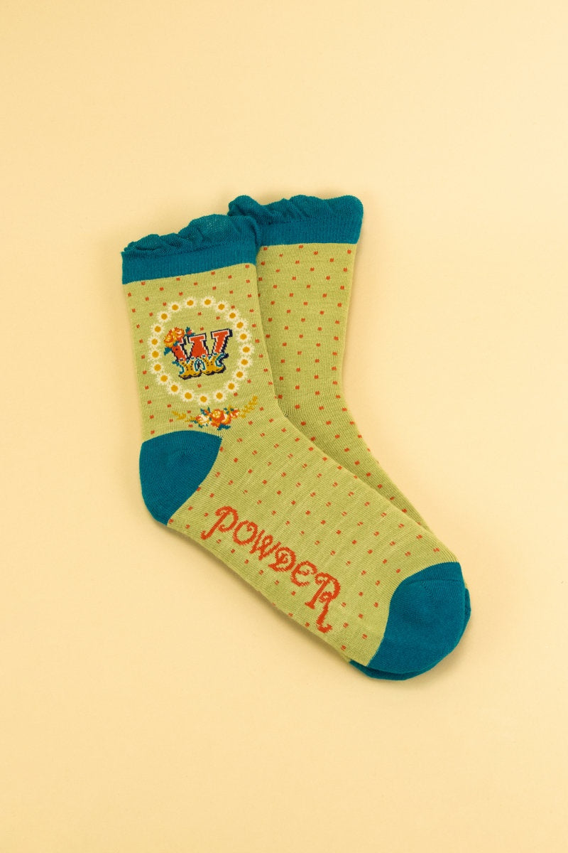 Powder A-Z Ankle Socks W