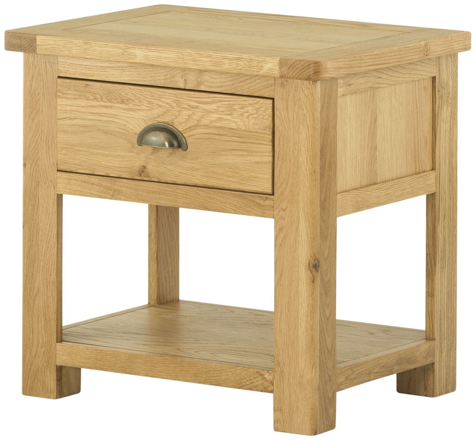 Cottage Lamp Table With Drawer Oak