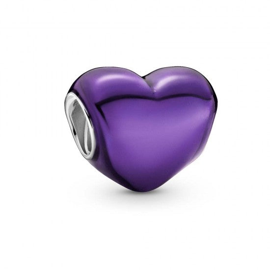 Pandora Purple Heart Charm 799291C01