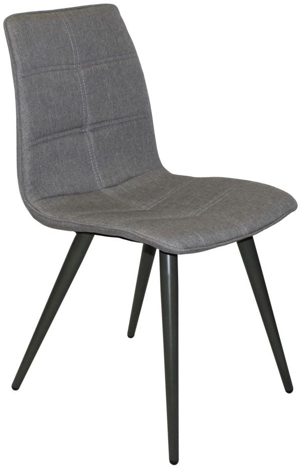 Twist Dining Chair - Grey Fabric