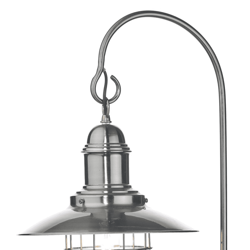 Lantern Floor Lamp Antique Chrome Tylers Department Store