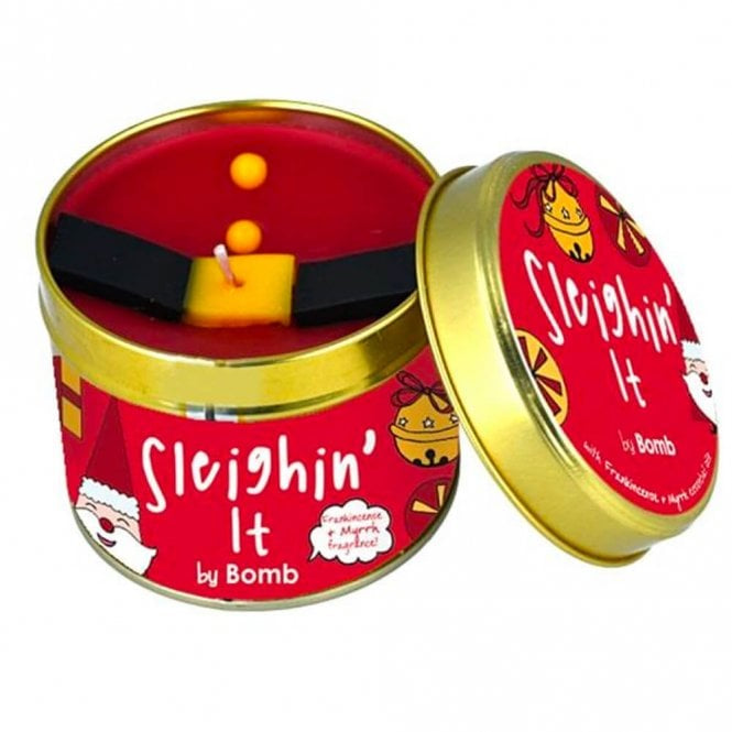 Sleighin It Candle Tin