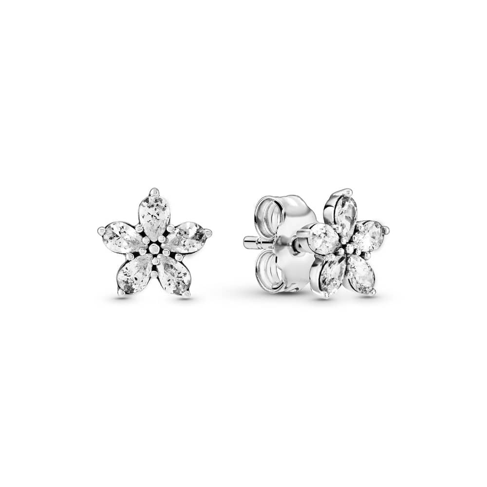 Pandora Sparkling Flower Stud Earrings 299239C01