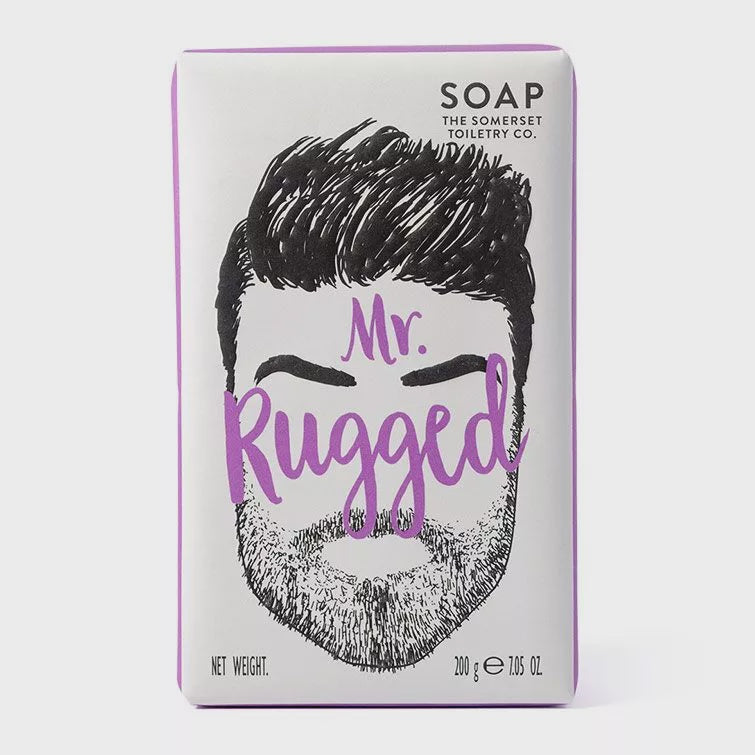 Mr Rugged Soap-Cedar & Lemongrass 200g