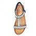 Lunar Tancy Blue Pearl Detail Sandal