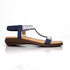Lunar Tancy Blue Pearl Detail Sandal