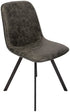 Classic Fusion  Grey Suede Style Dining Chair Set of 4 TDCH