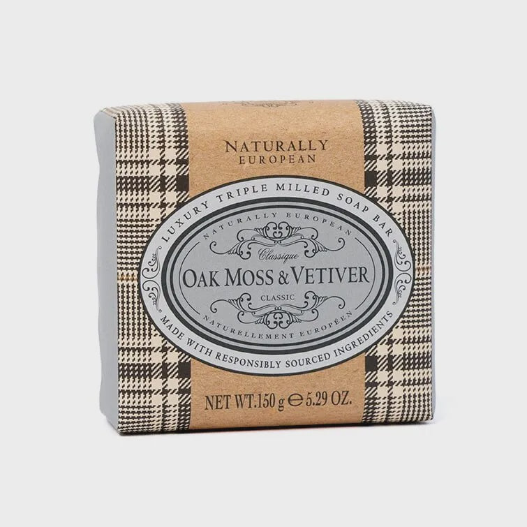 Naturally European Oak Moss & Vetiver Soap