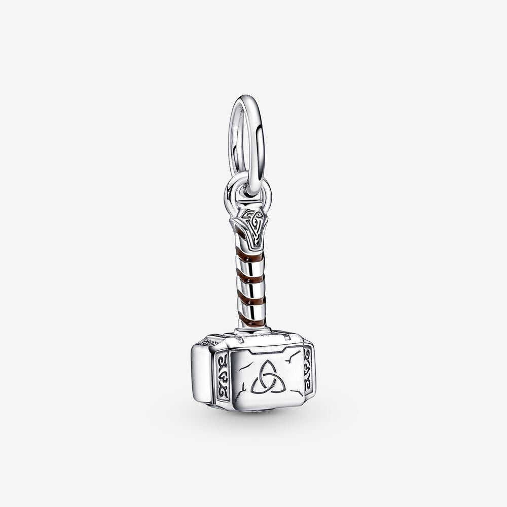 Pandora Marvel The Avengers Thor's Hammer Dangle Charm 790483C01