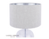 Laura Ashley Ockley Touch lamp LA3756233-Q Polished  And Glass With Shade