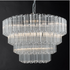 Dar Tuvalu 4 Tier 9 Light Chandelier TUV1308 Crystal And Polished Chrome