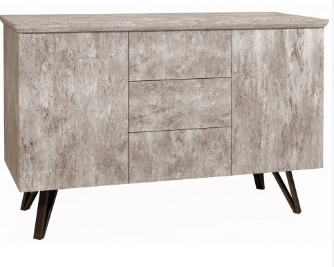 Classic Fusion Small Sideboard  With One Touch OpeningTTSBS- Stone