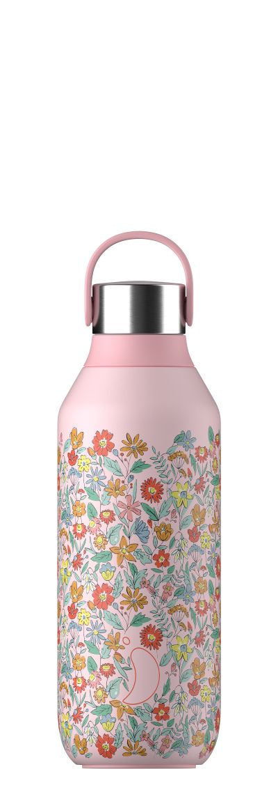 Chillys Series 2 Liberty 500ml Bottle - Summer Sprigs Blush Pink